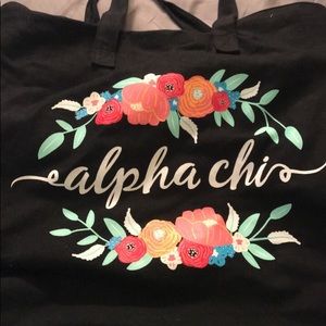 alpha chi sorority bag
